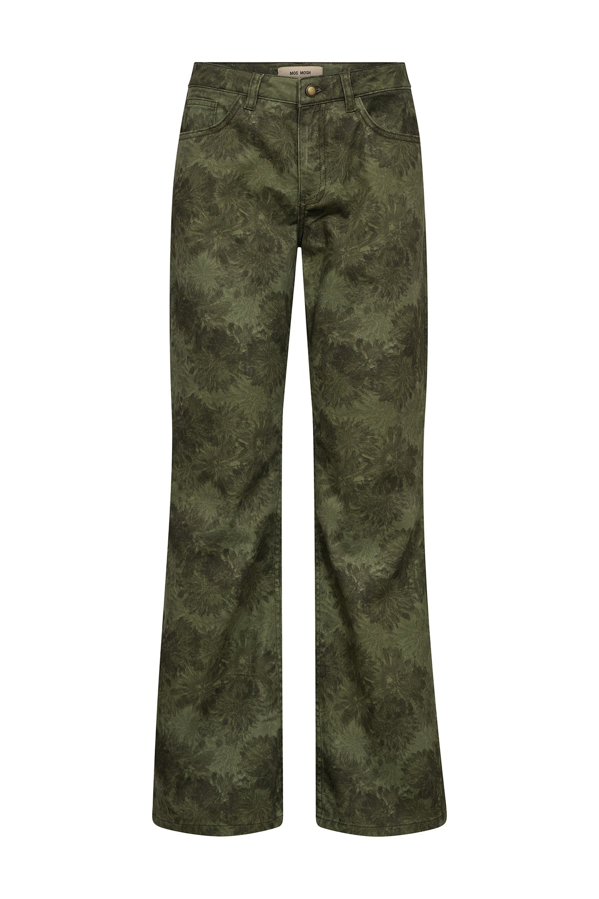 MMMarlena Print Pant Olive night - 175250