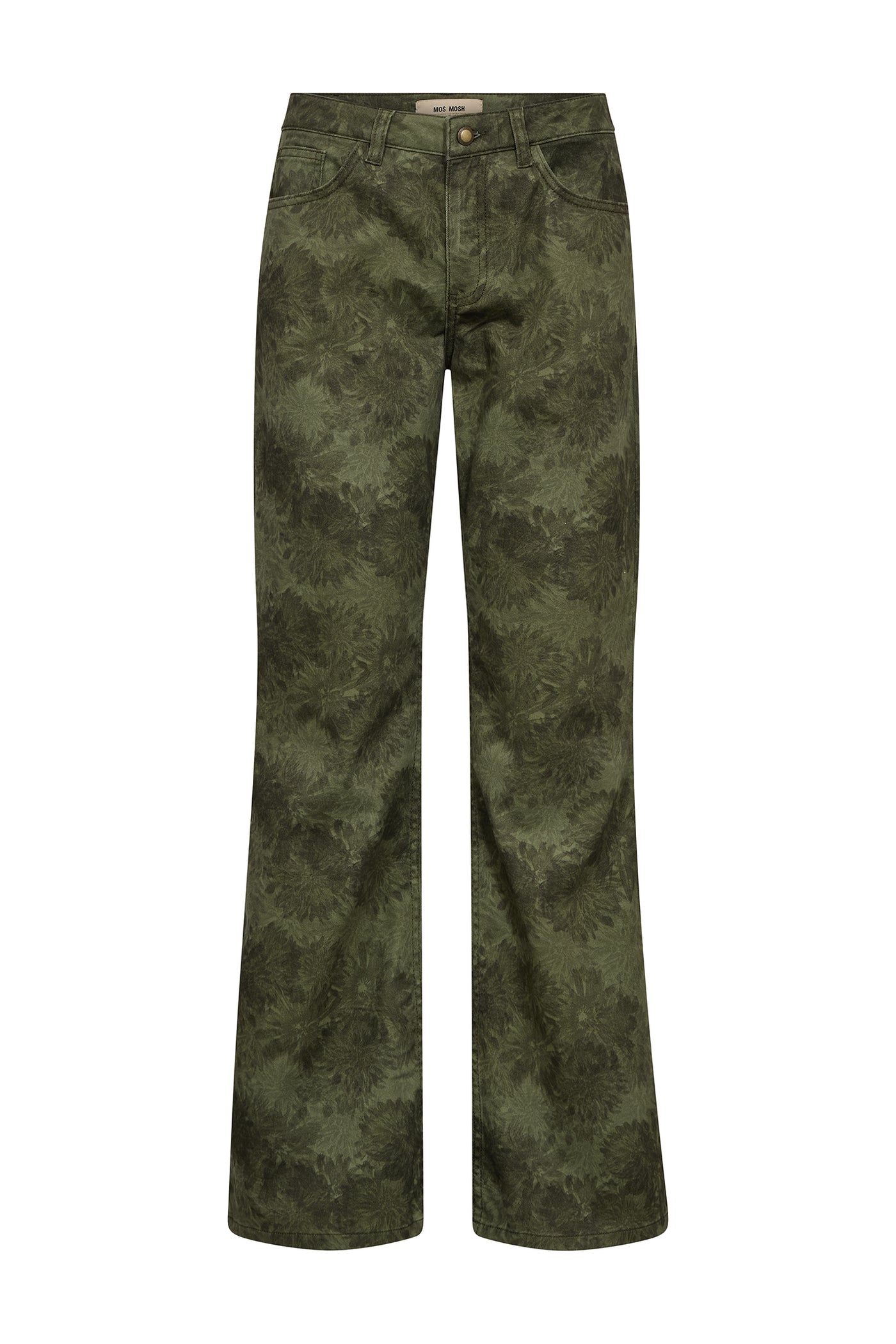 MMMarlena Print Pant Olive night - 175250