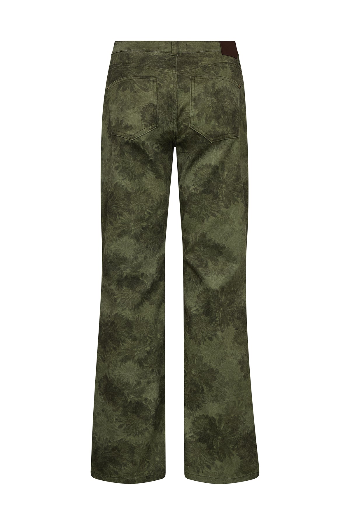 MMMarlena Print Pant Olive night - 175250