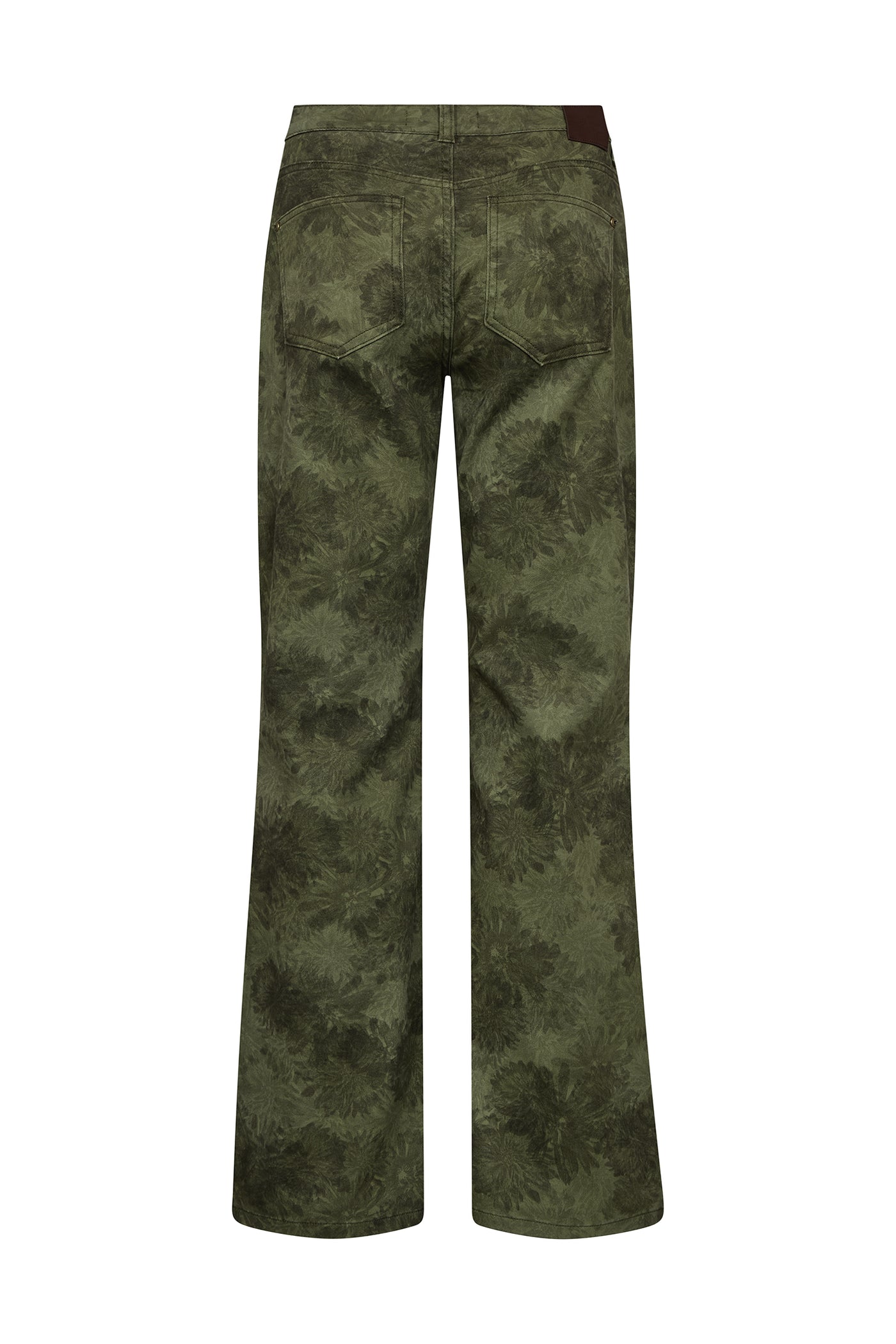 MMMarlena Print Pant Olive night - 175250