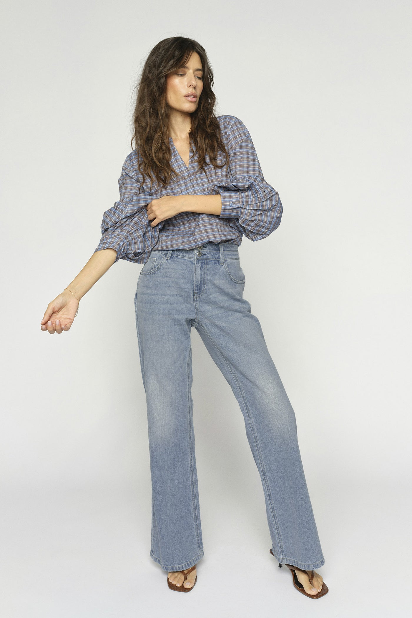 MMMarlena Puddle Jeans Light Blue - 176640