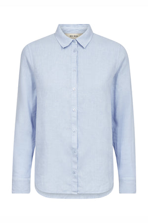 MMMartina Linen Shirt Brunnera Blue - 178790