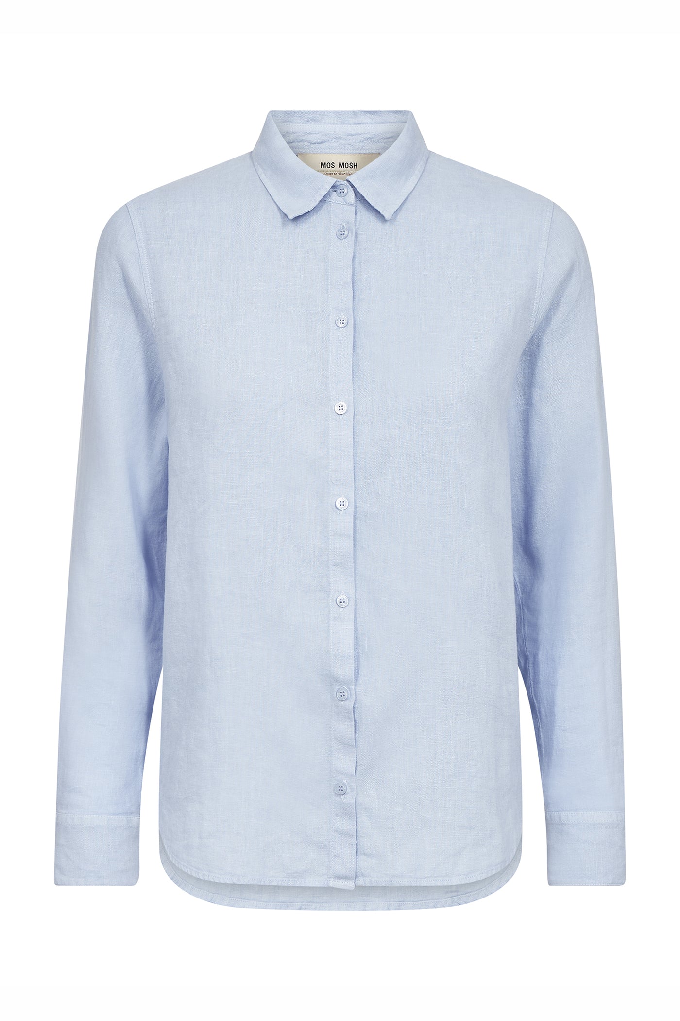 MMMartina Linen Shirt Brunnera Blue - 178790