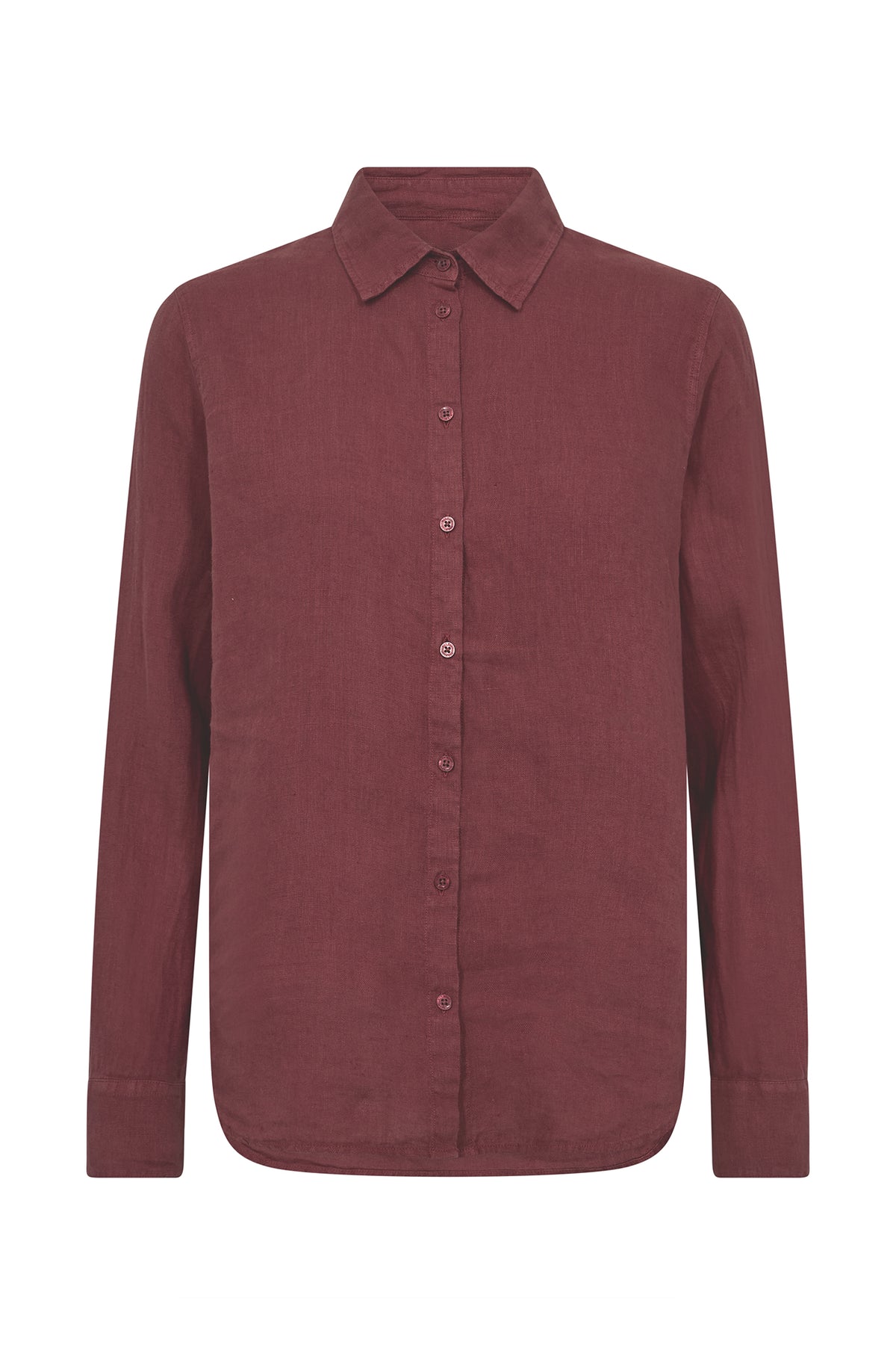 MMMartina Linen Shirt Cowhide - 178790