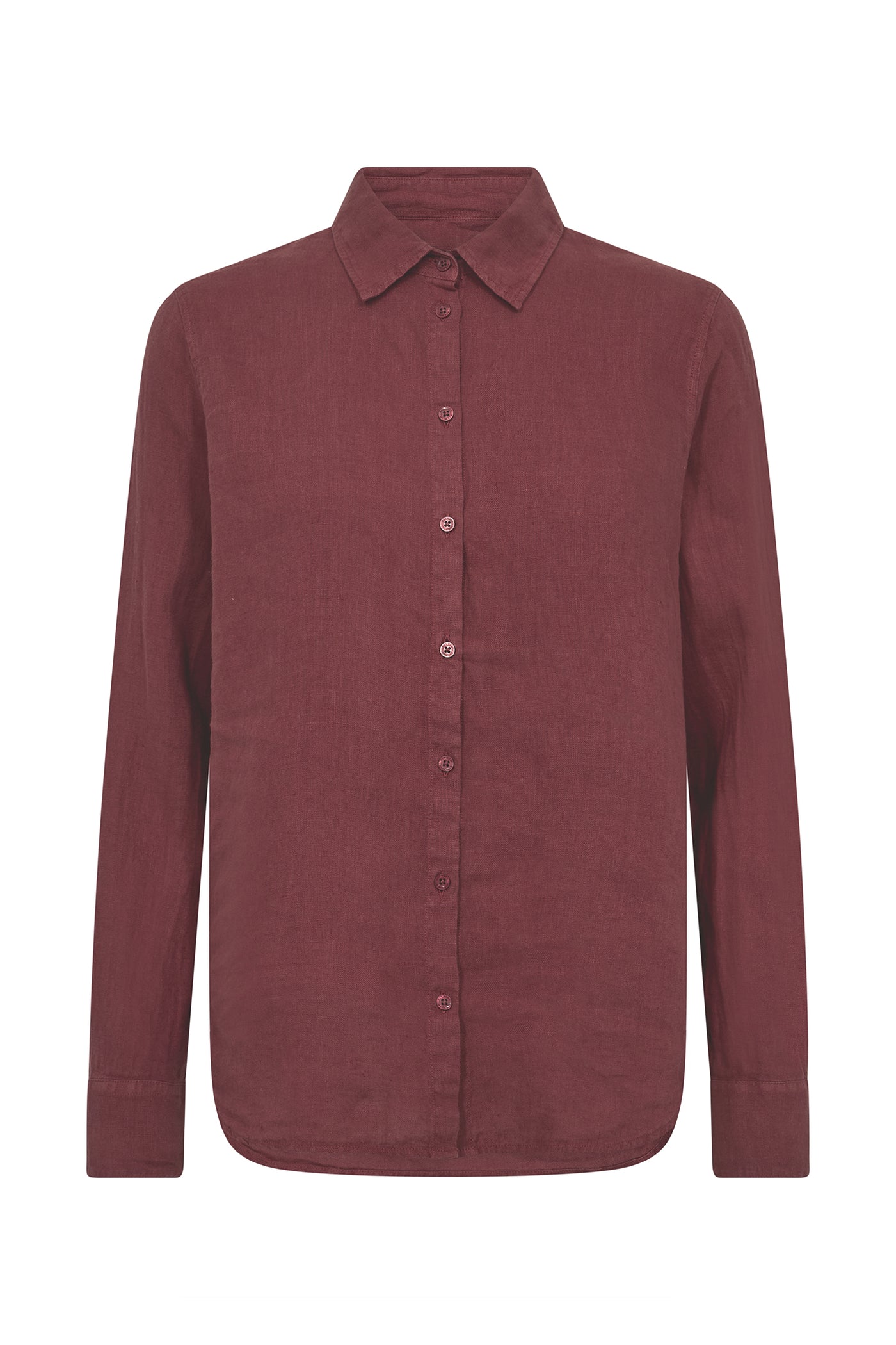 MMMartina Linen Shirt Cowhide - 178790