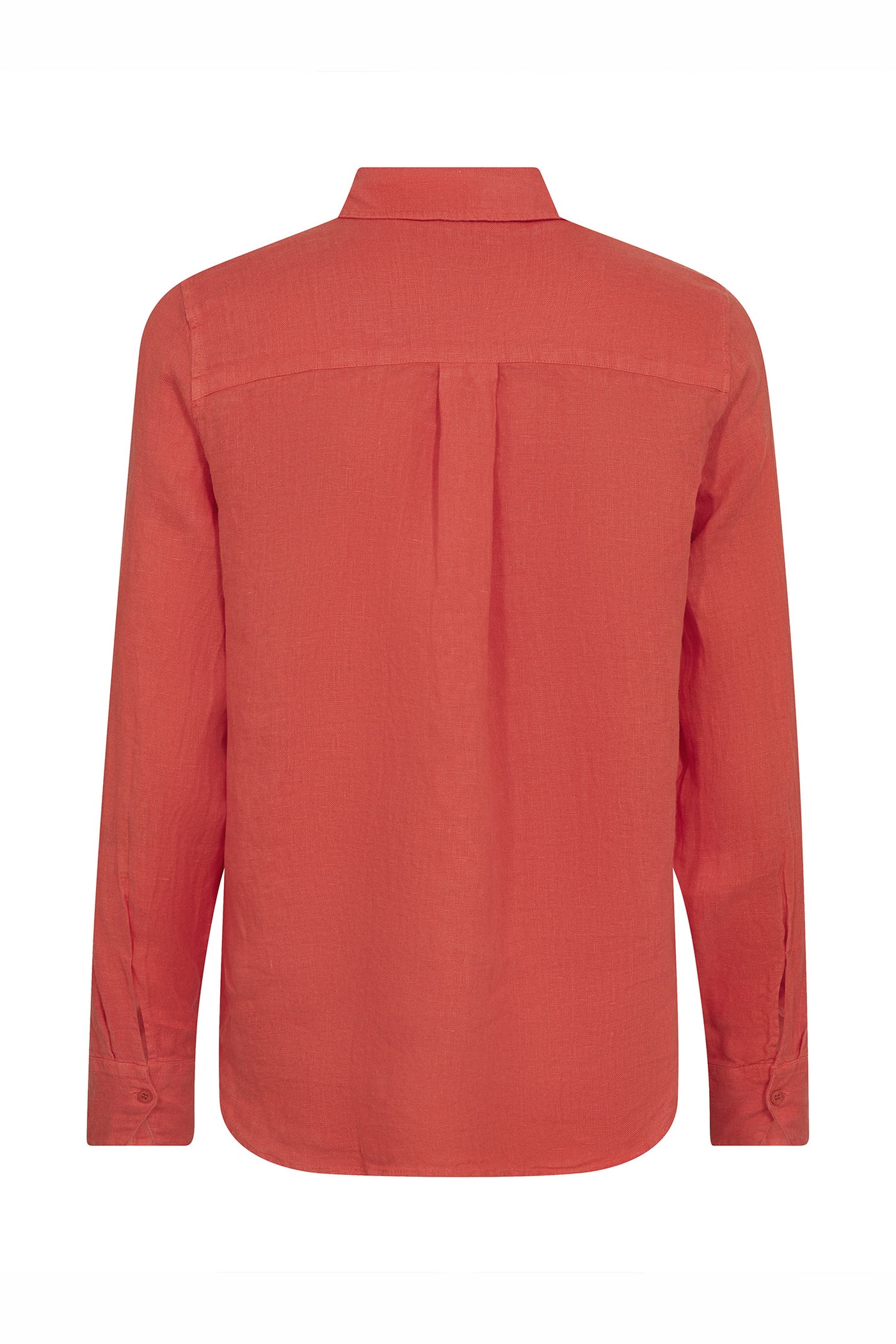 MMMartina Linen Shirt Spicy Orange - 178790