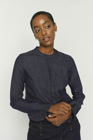 MMMattie Denim Shirt DARK BLUE - 178080