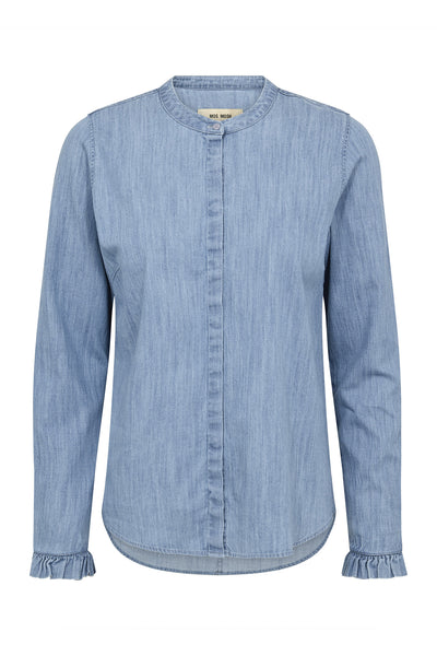 MMMattie Denim Shirt Mid Blue - 178080 Thumbnail