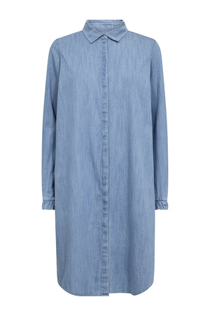 MMMattie Flip Denim Dress Mid Blue - 178800