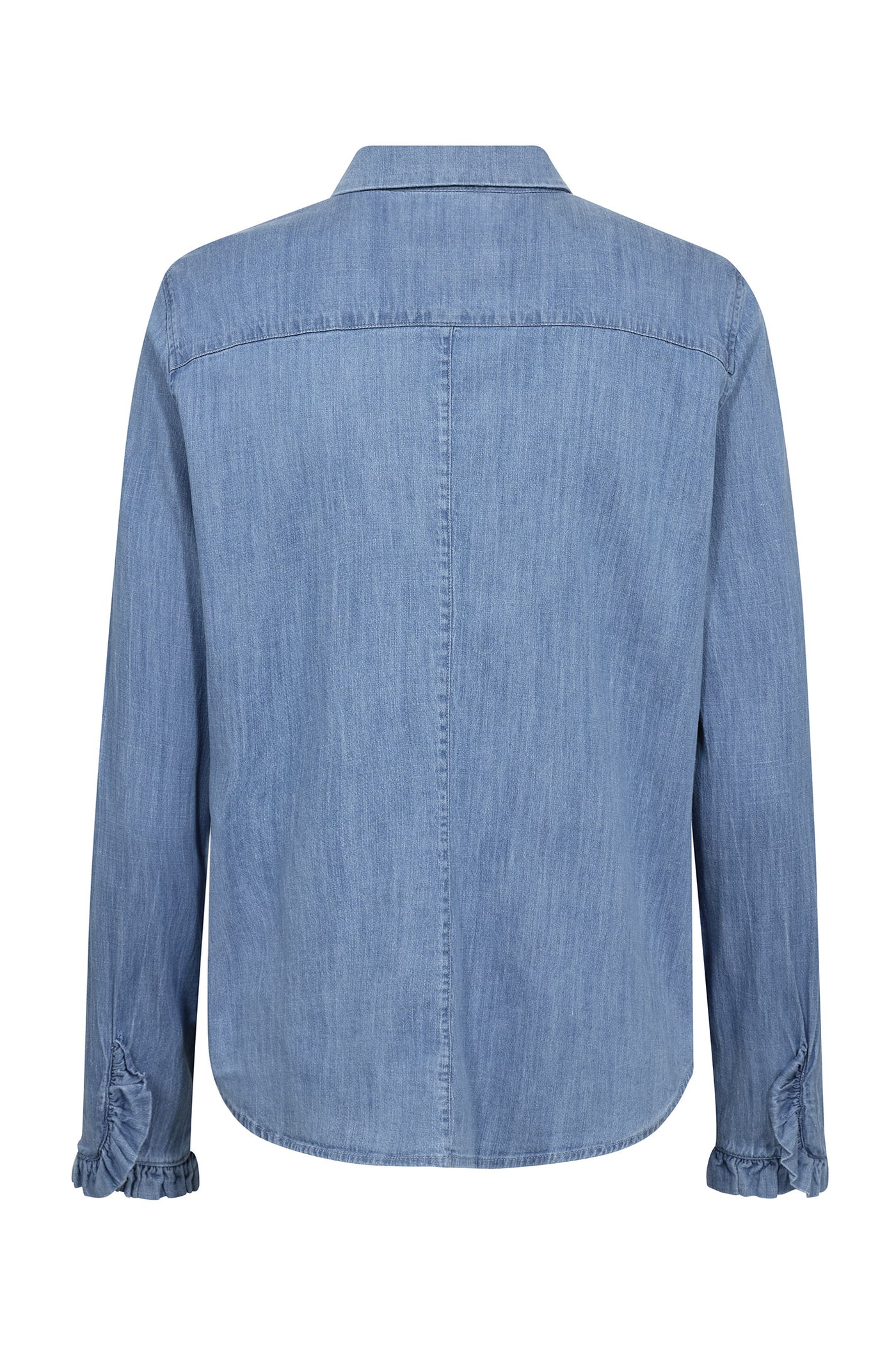 MMMattie Flip Denim Shirt Mid Blue - 168440