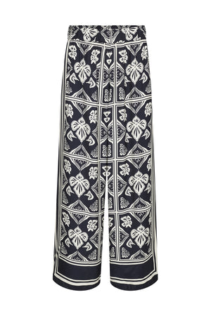 MMMeasa Linocut Pant Salute Navy - 181060