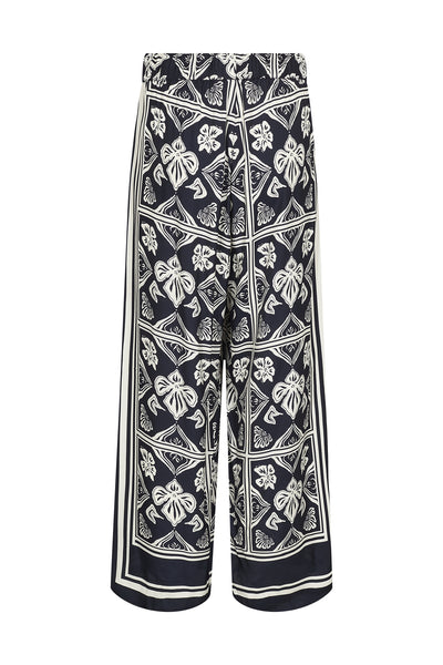 MMMeasa Linocut Pant Salute Navy - 181060 Thumbnail