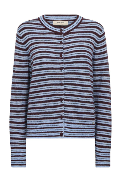 MMMilvi Stripe Cardigan Port Royale - 183000 Thumbnail