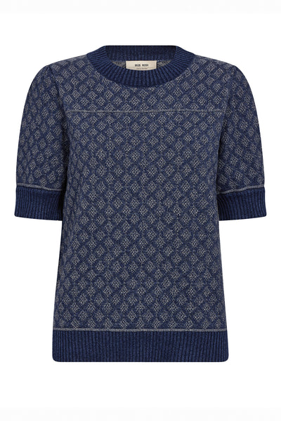 MMMined SS Knit DARK BLUE - 178680 Thumbnail