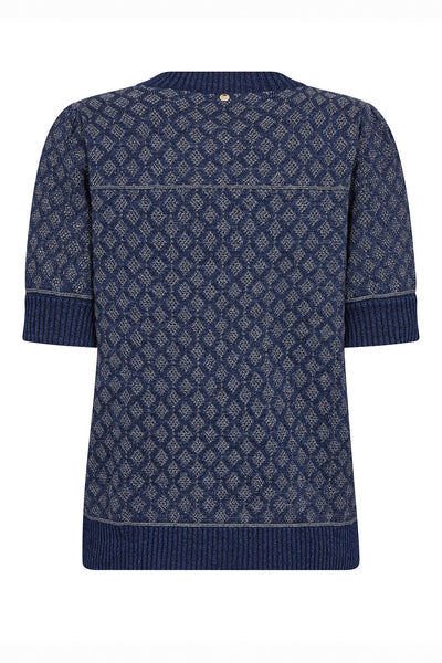 MMMined SS Knit DARK BLUE - 178680 Thumbnail