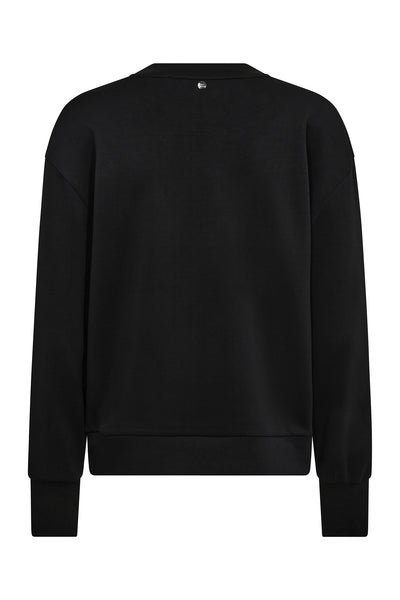 MMNeve O-LS Glam Sweatshirt Black - 175350 Thumbnail