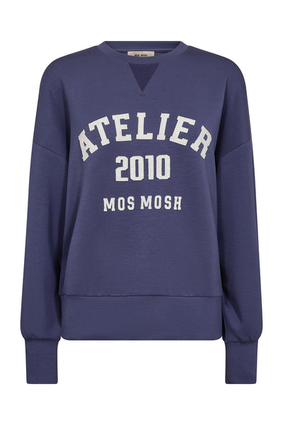 MMNima O-LS  Sweatshirt Crown Blue - 177510 Thumbnail