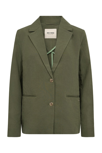 MMNynne Alexis Blazer Olive night - 176910 Thumbnail