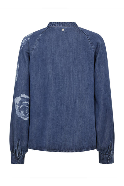 MMOva Dinem Blouse DARK BLUE - 176630 Thumbnail