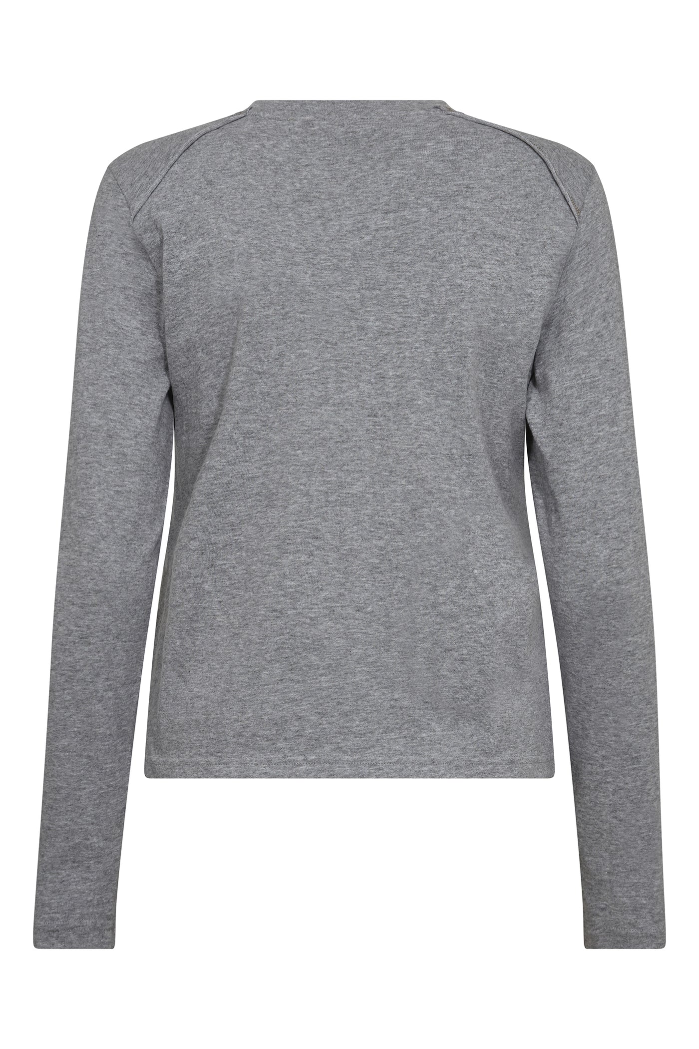 MMPaige O-LS Tee Grey Melange - 174030