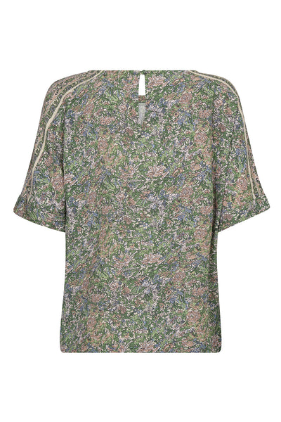 MMPalma Flowish Orchid Blouse Turf Green - 177360 Thumbnail
