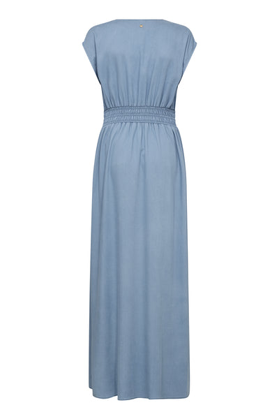 MMPaola Softy Dress Light Blue - 179510 Thumbnail