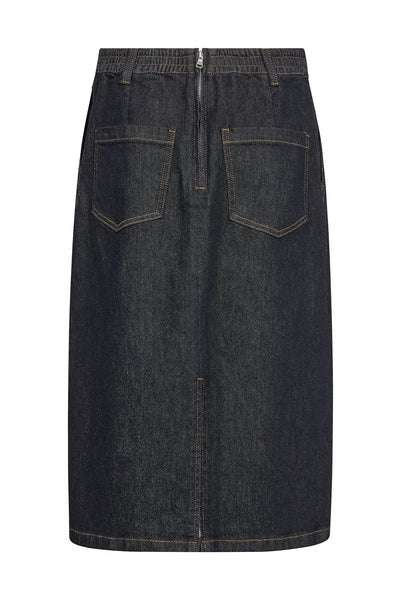MMPenna Denim Skirt DARK BLUE - 181270 Thumbnail