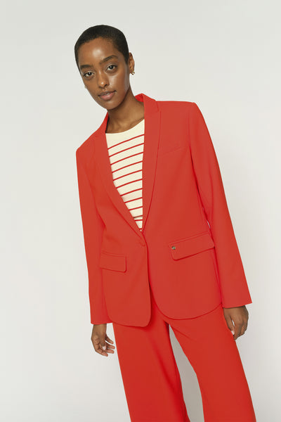 MMPhoebe Miley Blazer Spicy Orange - 166610 Thumbnail