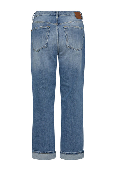 MMRachel Slanted Jeans Mid Blue - 178150 Thumbnail