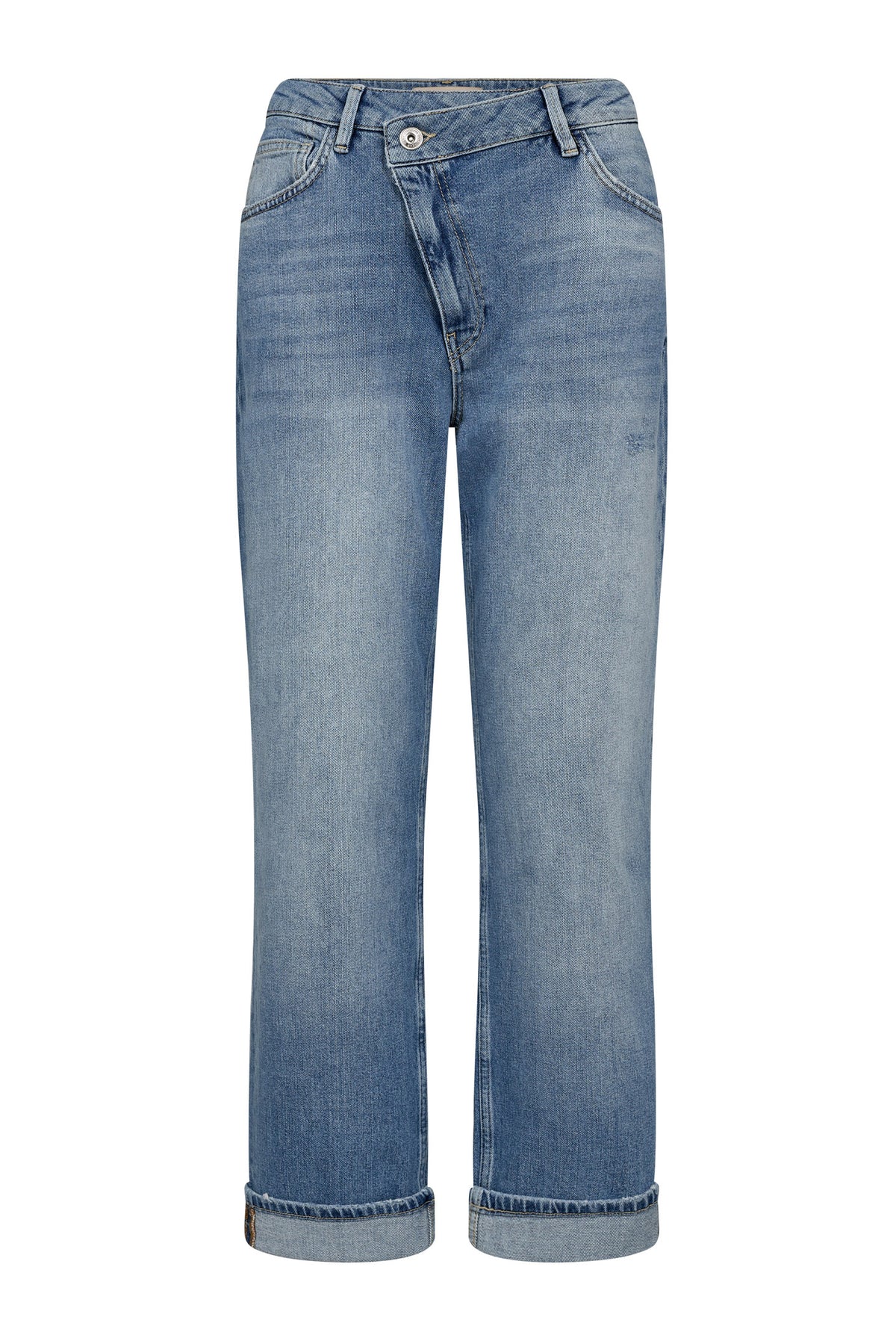 MMRachel Slanted Jeans Mid Blue - 178150