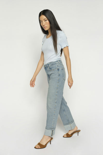 MMRachel Studs Jeans Light Blue - 178430 Thumbnail