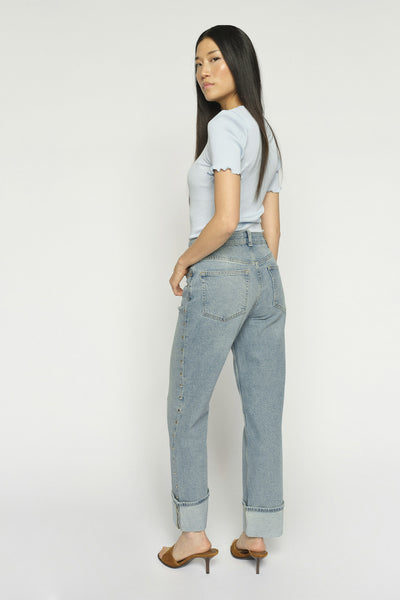MMRachel Studs Jeans Light Blue - 178430 Thumbnail