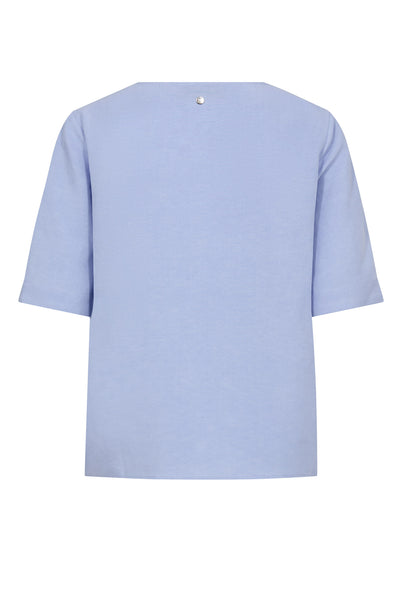 MMRaina Alexis Blouse Brunnera Blue - 176930 Thumbnail