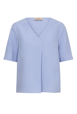 MMRaina Alexis Blouse Brunnera Blue - 176930