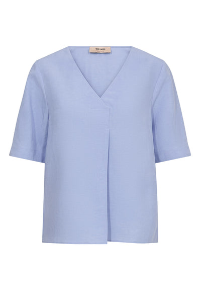 MMRaina Alexis Blouse Brunnera Blue - 176930 Thumbnail