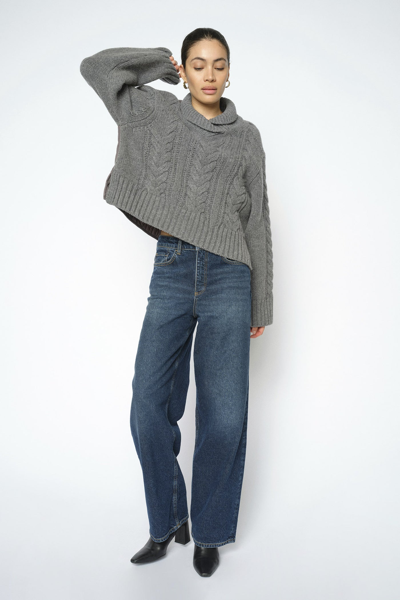 MMRelee Buckle Jeans DARK BLUE - 180940