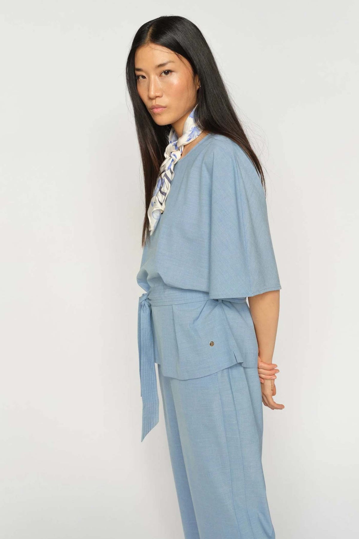 MMRikas Roy Blouse Light Blue - 178320