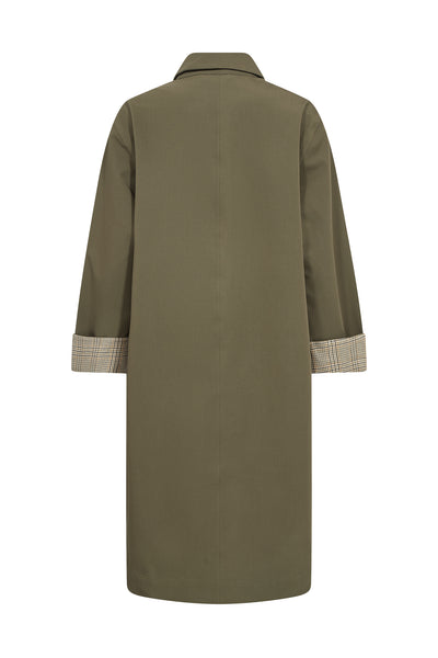 MMRiko Bora Trenchcoat Olive night - 178210 Thumbnail