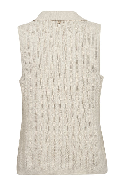 MMRinja Marisol Line Knit Top ECRU - 177720 Thumbnail