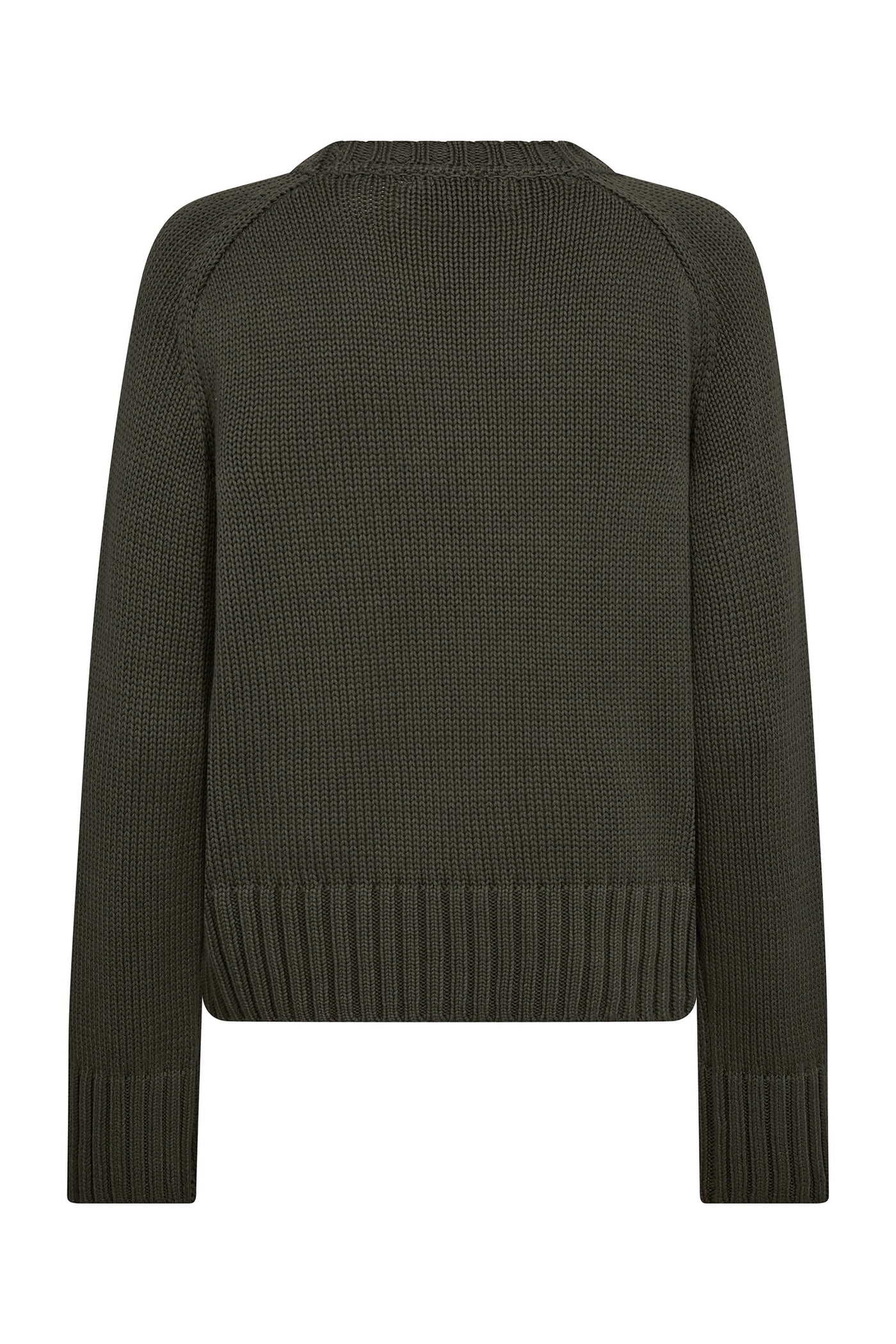 MMRola Bine Crewneck Knit Olive night - 176210