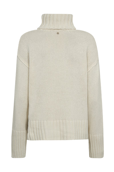 MMRola Bine Rollneck Knit ECRU - 173480 Thumbnail