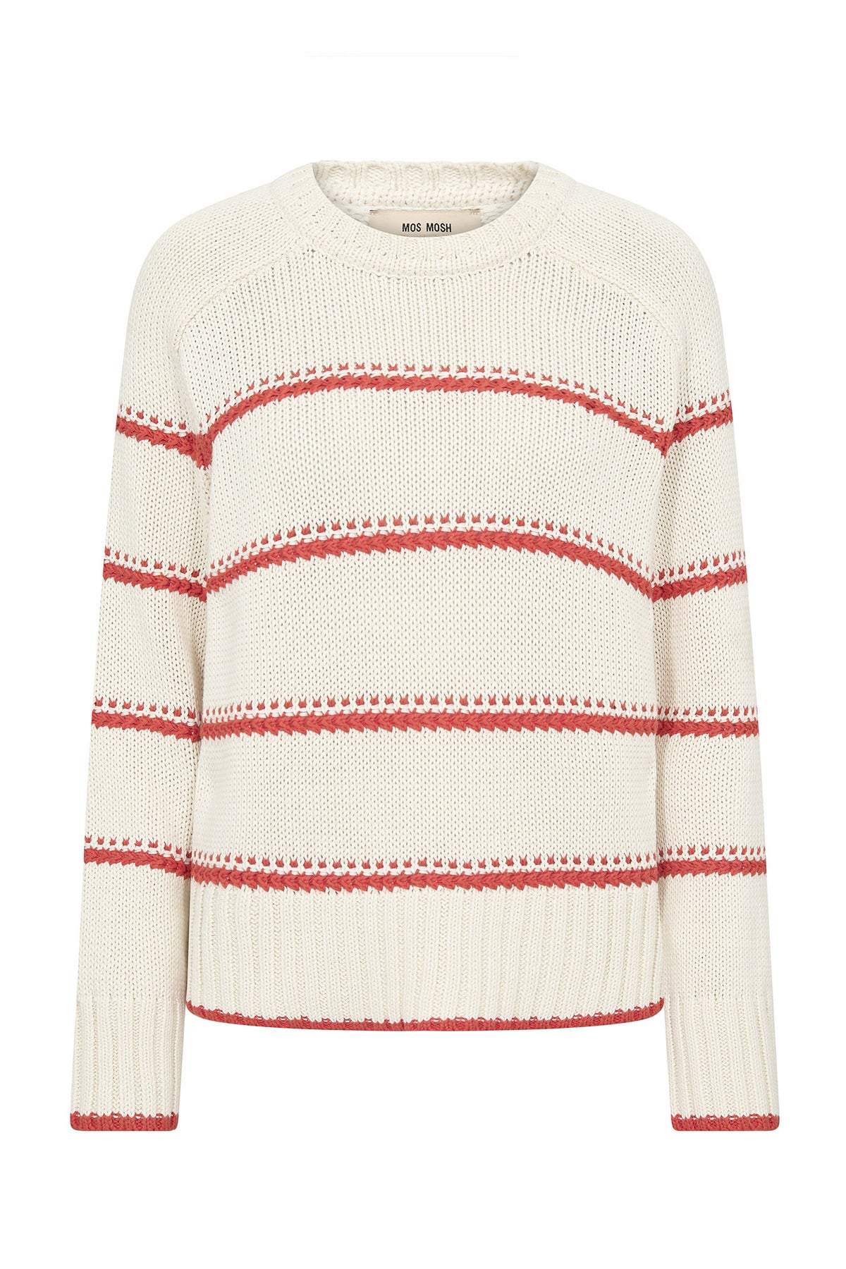 MMRola Bine Stripe Crewneck Kn Spicy Orange - 176680