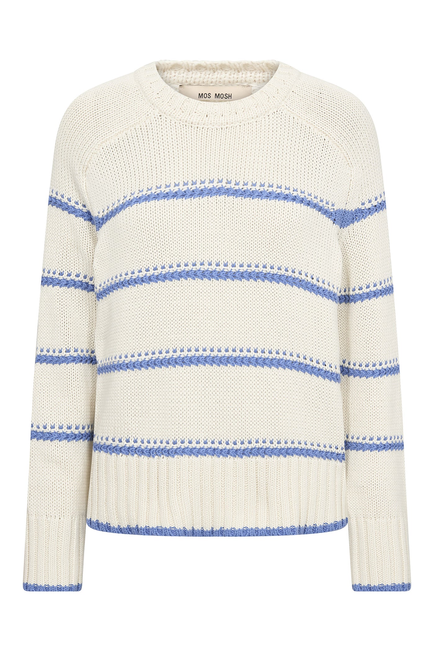MMRola Bine Stripe Crewneck Kn ULTRAMARINE - 176680