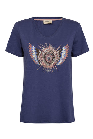 MMRomi Gethi O-SS Glam Tee Crown Blue - 176780