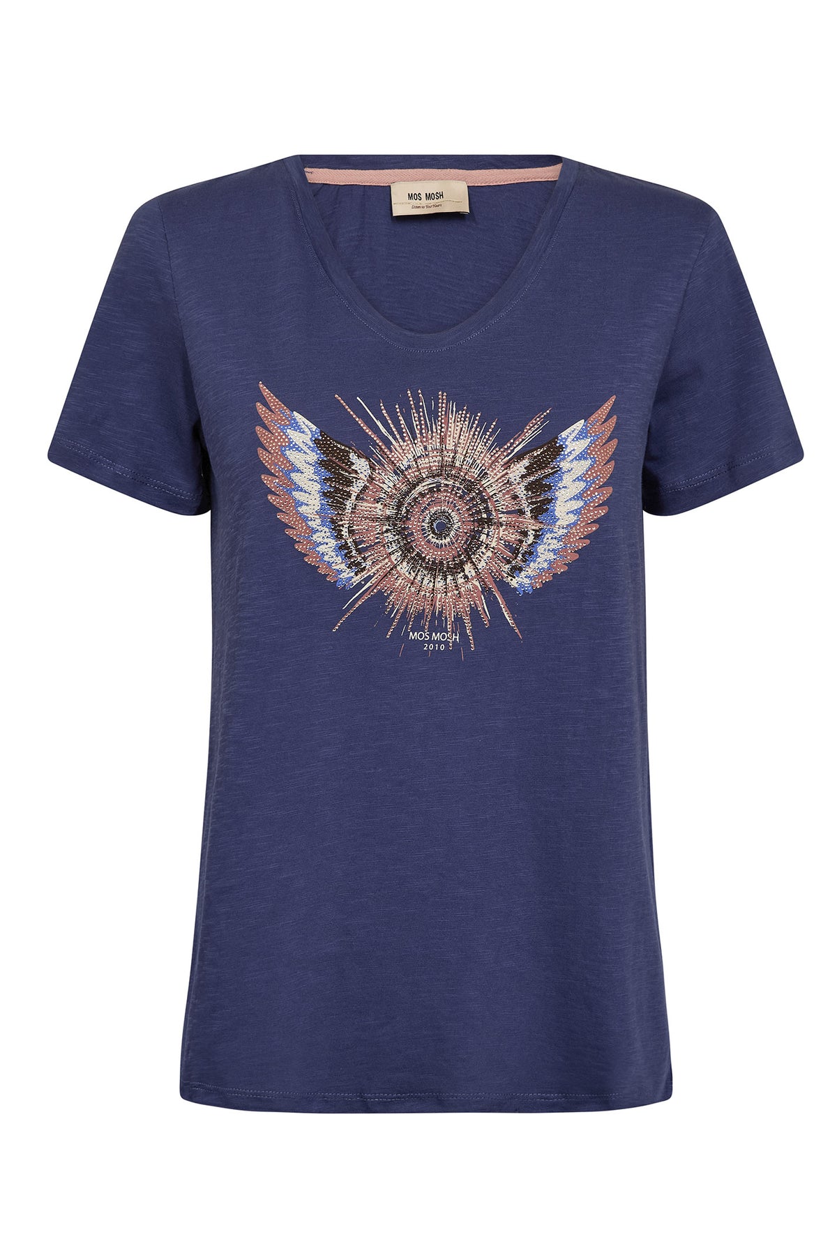 MMRomi Gethi O-SS Glam Tee Crown Blue - 176780