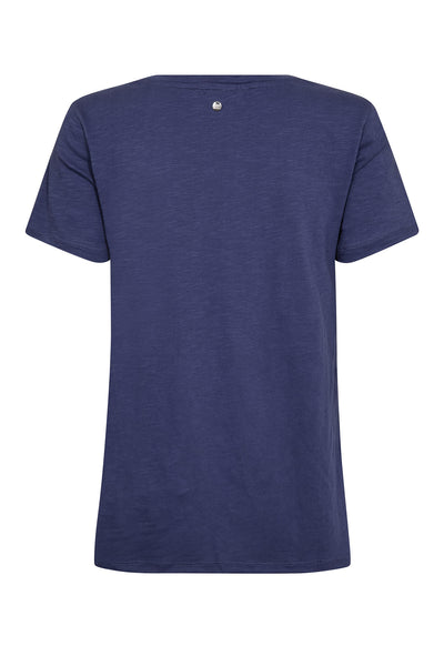 MMRomi Gethi O-SS Glam Tee Crown Blue - 176780 Thumbnail