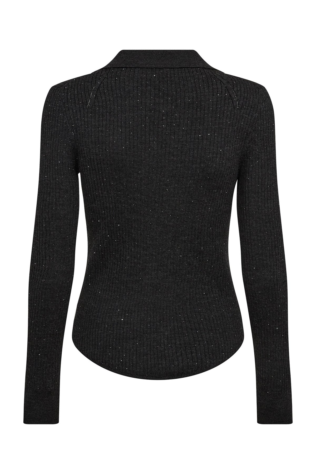 MMRonika Wool Knit Polo Phantom - 175380