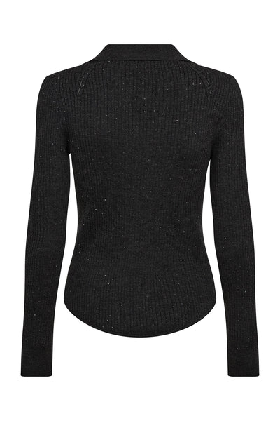 MMRonika Wool Knit Polo Phantom - 175380 Thumbnail