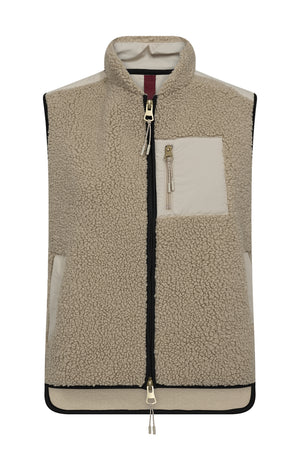 MMRowe Eli Teddy Vest Feather Gray - 179570