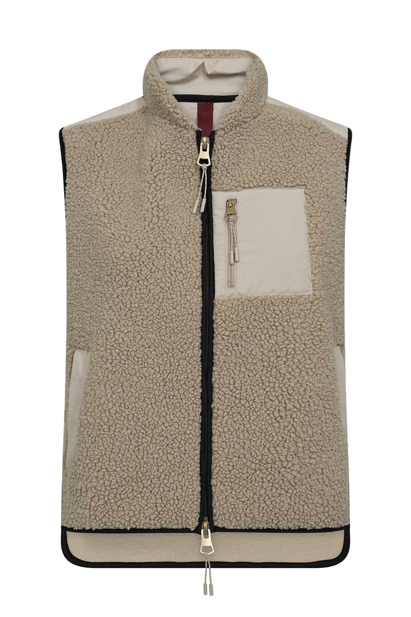 MMRowe Eli Teddy Vest Feather Gray - 179570